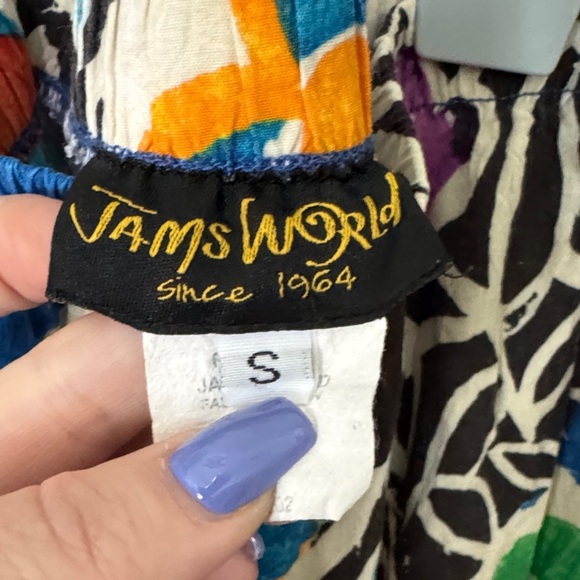 Jams World Vintage Multicolor Floral Mini Skirt - Picture 2 of 9